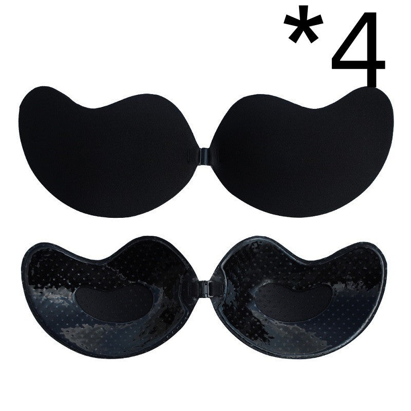 Invisible Push Up Bra Backless Strapless Bra Seamless Front Closure Bralette Underwear - Leverage On Heroes Women Store